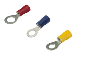 Insulated Male Spade Terminals Crimp Various Colours & Sizes - Picture 1 of 1