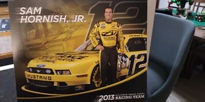 Sam Hornish Jr #12 2013 Nascar Signed Alliance Truck Parts Racing Team Hero Card - Picture 1 of 5