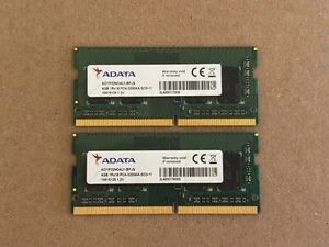 Adata 8GB (2x4GB) DDR4 3200MHz SO-DIMM Laptop Ram Memory (AO1P32NC4U1-BFJS) - Picture 1 of 3