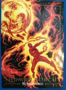 Skybox Marvel Masterpieces Fantastic Four "Human Torch" Card # 31-1992 (B41) - Picture 1 of 3