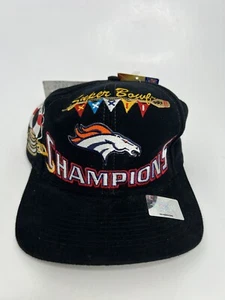 Vintage Denver Broncos NFL 1998 Super Bowl 32 XXXII Champions Snapback Mütze Neu mit Etikett - Bild 1 von 10