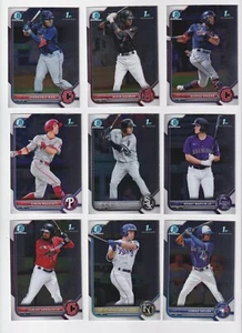2022 BOMAN BASEBALL BOWMAN CHROME PROSPECTS 1ST BOWMAN 14 CARD LOT - Bild 1 von 18