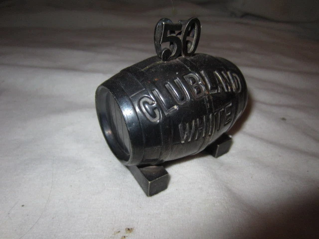 FIGURA DE BARRIL PUBLICITARIO CLUBLAND WHITE PORT 50 BARRA TRASERA DE VINO Foto 1 de 1