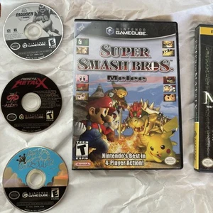 Super Smash Bros. Melee Nintendo GameCube Super Mario Sunshine Tested - Picture 1 of 4