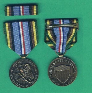US ARMED FORCES EXPEDITIONARY MEDAL w/Ser rib - Picture 1 of 1