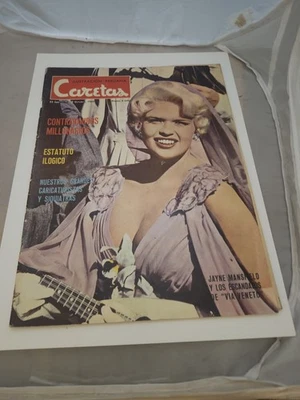Caretas Magazine October 1962 Jayne Mansfield Cover F Spanish - Image 1 of 3