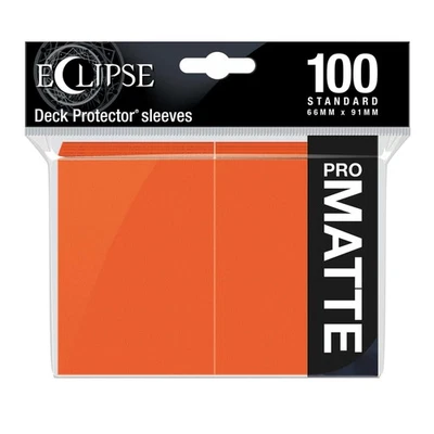 Eclipse Matte Standard Card Sleeves: Pumpkin Orange (100) - Bild 1 von 4