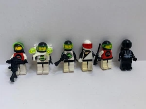 Paquete de minifiguras LEGO 6704 1992 de colección M:tron Blacktron Space Police incompleto - Imagen 1 de 7