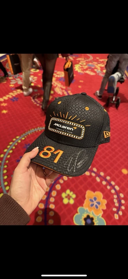 Oscar Piastri Signed Hat 2025 Grand Prix Las Vegas - Image 1 of 1