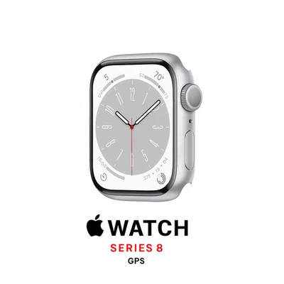 APPLE Watch Series 8 - 41 mm GPS Aluminium Smartwatch Silver - Body Only