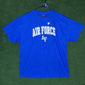 Taglia XXL Air Force Falcons Elite Fan Brand Camicia Manica Corta Uomo Blu - Foto 1 di 4