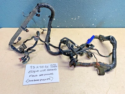 93 NISSAN 240SX 2.4 MOTOR CABLEADO ARNÉS TRANSMISIÓN AUTOMÁTICA (CLIPS ROTOS) Foto 1 de 4