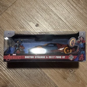 Marvel Avengers Dr. Strange & 2017 Ford GT Druckguss Metall Jada Toys Brandneu - Bild 1 von 3