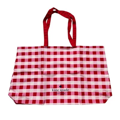 Bolso de Mano Kate Spade Rosa Guinga a Cuadros  Foto 1 de 4