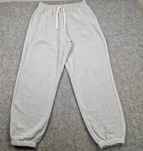 Felpa S K Manor Hill uomo grande grigio pile joggers tuta fondo USA - Foto 1 di 10