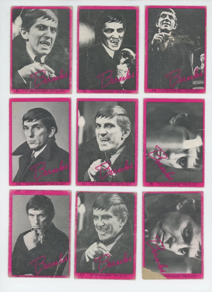 1968 Barnabas DARK SHADOWS *Pink* Trading Cards You Pick *FINISH YOUR SET* - Image 1 of 1