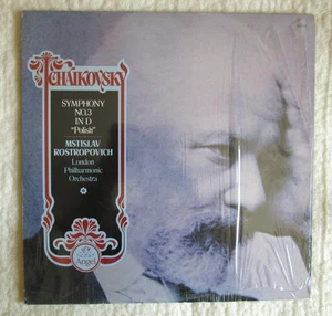 Tchaikovsky Symphony no. 3 LP - LPO, Rostropovich - Picture 1 of 3
