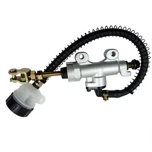 SILVER Rear Brake Master Cylinder For Kawasaki KL650 KZ1000 Versys 1000 - Picture 1 of 8