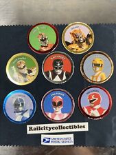 MIGHTY MORPHIN POWER RANGERS 1994 VR TROOPERS POGS MCDONALDS Lot Of 8