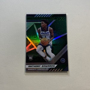 Anthony Edwards 2020-21 Panini Chronicles XR Green SP Rookie #295 T-Wolves