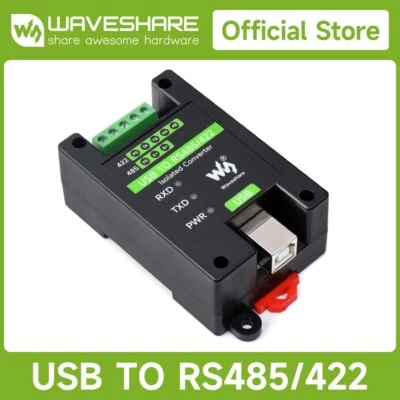 Waveshare USB to RS485/422 Industrial Grade Isolated Converter Onboard FT232RL - Image 1 of 4