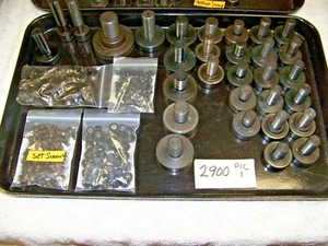 BULK MACHINE TOOL HOLDER HARDWARE LOT (ITEM #2900) - Bild 1 von 4