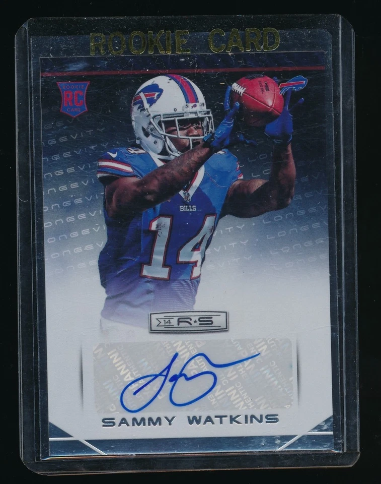 SAMMY WATKINS 2014 ROOKIES AND STARS ROOKIE AUTOGRAPH LONGEVITY RC AUTO *CHIEFS* - Image 1 of 1