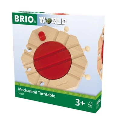 Brio World Eisenbahn Drehscheibe Mechanische Drehscheibe 33361