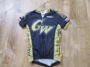 Verge Men’s Cycling Jersey GW University Full Zip Short Sleeve Men's Small EUC - Picture 1 of 6