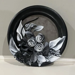 Vintage Leather 3D Flower Bouquet Wall Art Unique Home Gothic Romantic Witchy - Picture 1 of 8