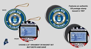 CRAIG AFB - USAF Air Force Base Veteran Gift Online Store Alabama AL Military - Picture 1 of 1