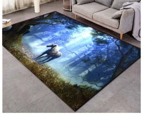 Majestic Unicorn Kids Carpet Bedroom Living Room Rectangle Rug 80 x 160CM - Picture 1 of 2