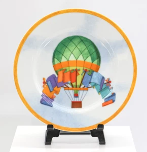 Montgolfiere Hot Air Balloon Salad Dessert Plate WIlliams-Sonoma Replacement Grn - Picture 1 of 4