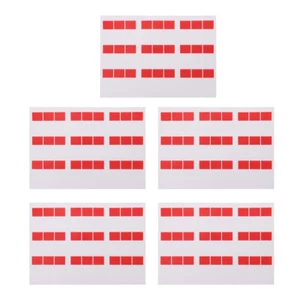 5pcs Self-Adhesive Cable Labels Tear Resistant Flexible Cable Labels Stickers - Afbeelding 1 van 12