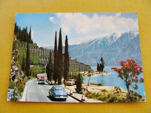 (FG.E20) LAGO DI GARDA - GARDESANA OCCIDENTALE auto cars (vg 1963, ed. brunner) - Imagen 1 de 2