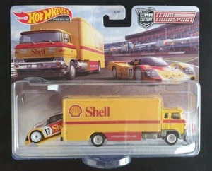 Hot Wheels Team Transport Porsche 962 & Sakura Sprinter Diecast #45 Shell Oil - Picture 1 of 6