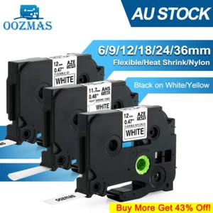 Compatible con tubo termorretráctil Brother HSE231 12mm cinta de etiqueta para P-Touch E300 - Imagen 1 de 109