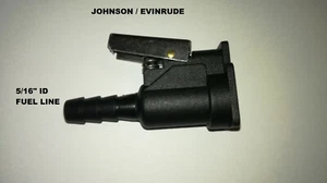 JOHNSON EVINRUDE OUTBOARD ENGINE FUEL CONNECTOR.5/16"ID FUEL LINE .NEW - Picture 1 of 2