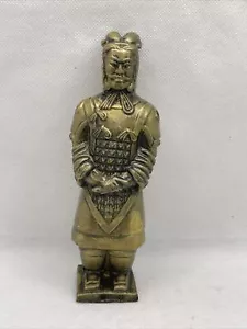 Terracotta Warrior Chinese Xi-An Soldier Statue Oriental Decor 15.5cm - Picture 1 of 5