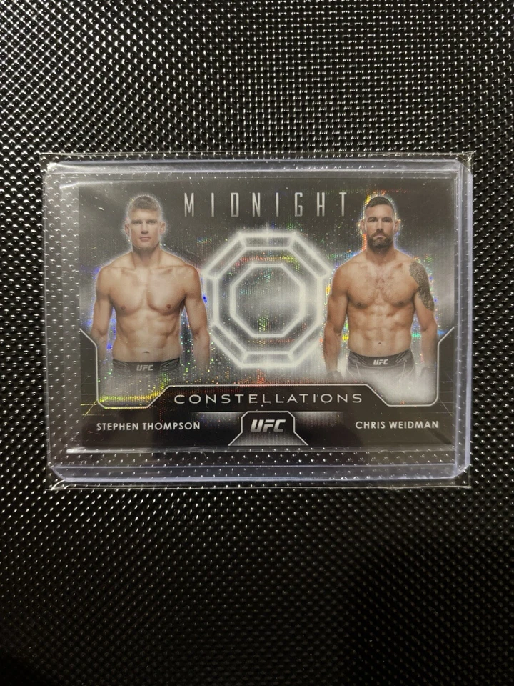 2024 Topps Midnight UFC Moonbeam Constellations Stephen Thompson/Chris Weidman - Image 1 of 2