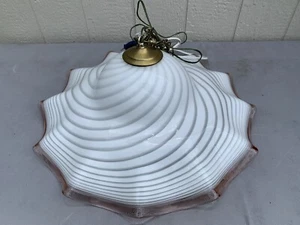 ERSTAUNLICHE italienische Mid Century 70er Jahre MURANO GLAS Pendelleuchte Kronleuchter - Bild 1 von 8