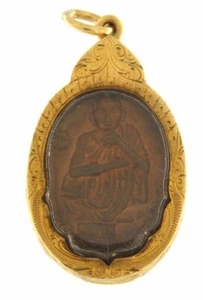 Alluring Fine Gold Pendant 22k Yellow Gold 1.5" Inch - Picture 1 of 3