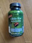 Irwin Naturals Libido-Max For Active Men 60 Liquid Soft-Gels Exp 8/2024 Sealed