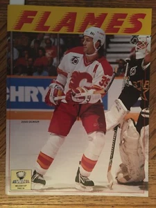 Calgary Flames Magazine GameNight Winnipeg Jets Dec 17 1991 Gary Suter Autograph - Picture 1 of 9