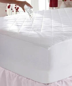 40 cm Extra Profundo Acolchado Impermeable Colchón Protector Doble King Cubierta - Imagen 1 de 26