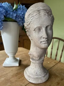 RAR*AUSTIN PRODUCTIONS SKULPTUR WEIBLICHE RÖMISCHE BÜSTE griechische "Diana" GESTEMPELT 1984 - Bild 1 von 16