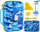 Kids lunch box bag set - 3D Shark Lunch Bag for Boys with Containers Reusable
