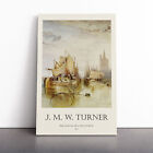 The Arrival Of A Packet Boat Joseph-Mallord William Turner Canvas Wall Art Print