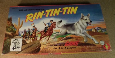 Vintage 1955 Transogram Adventures of RIN-TIN-TIN Board Game Complete NICE - Image 1 of 4