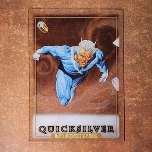 4-12-11 PWE . 2024 1992 marvel masterpieces platinum #71 quicksilver clear cut - Picture 1 of 2